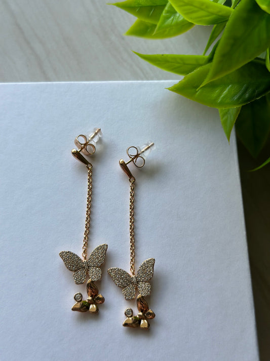 Butterfly Duo Stud Earrings