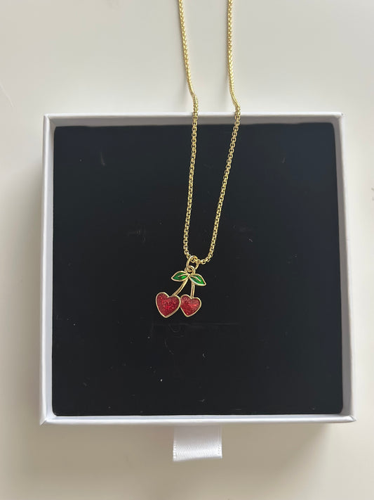 Heart Cherry Necklace