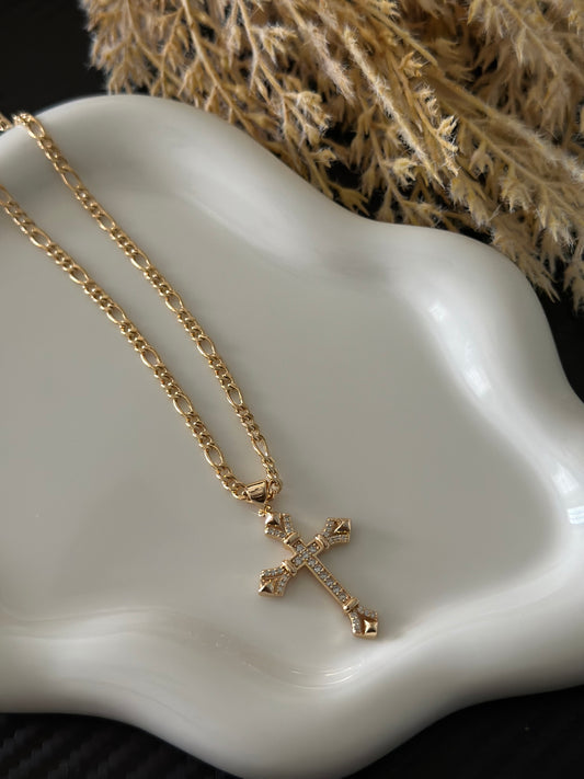 Figaro Cross Necklace