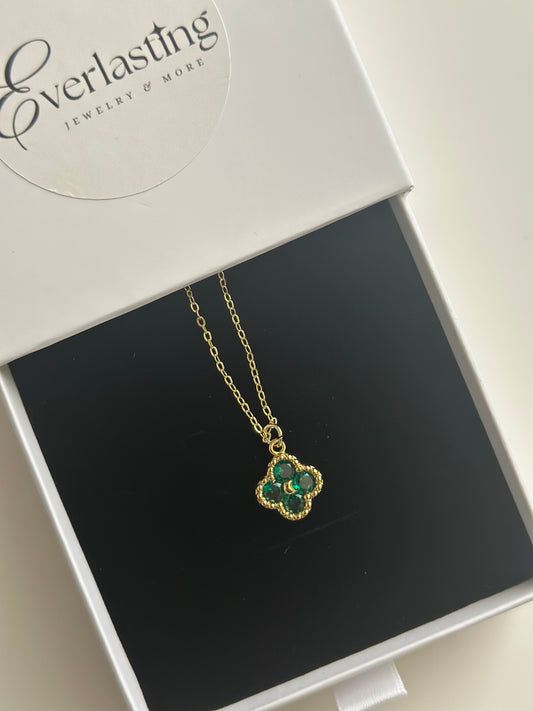 Green Clover Necklace